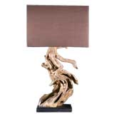 A Large Single 1950's Root Lamp
