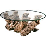 A Cyprus Root Based Coffee Table