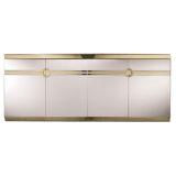 A Pierre Cardin Designed Cream and Gold Sideboard 1980s Signed