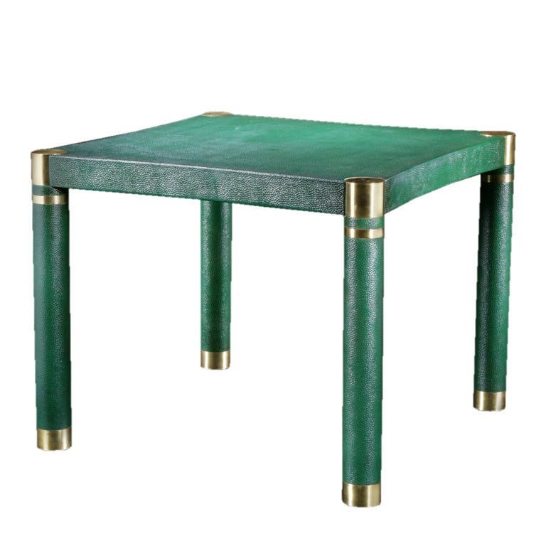 Games Table in Elephant Hide Print