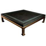 A Faux Shagreen Coffee Table designed by Mastercraft