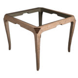 A 1980s Stone Wrapped Games Table