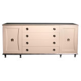 A Cream Lacquer Buffet by Renzo Rutili
