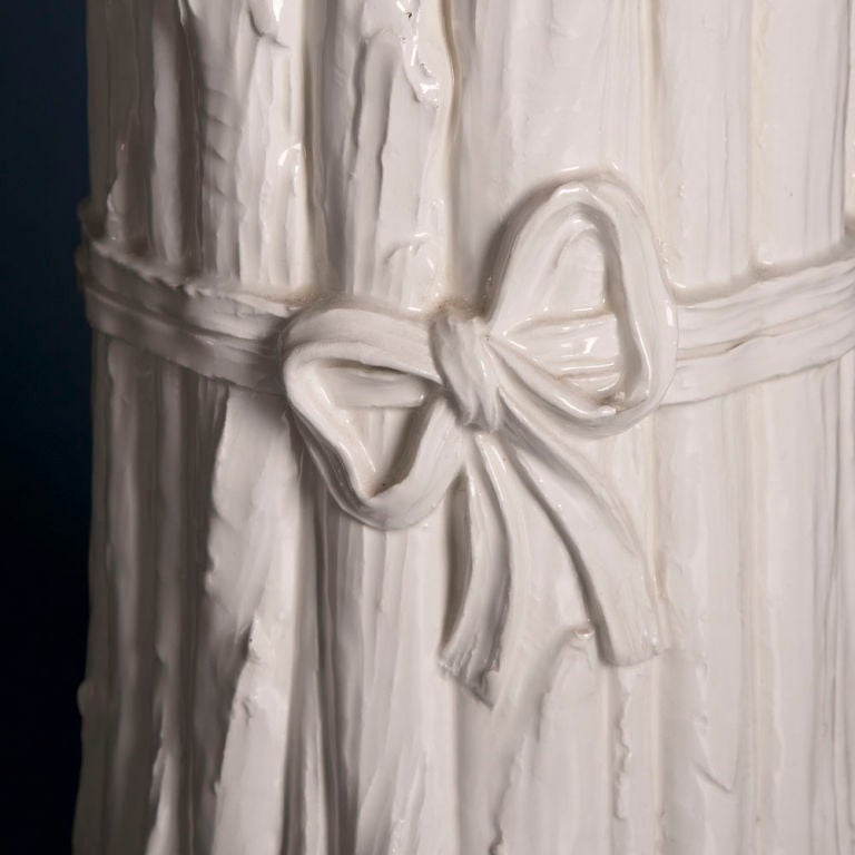 A Single Ceramic Asparagus Table Lamp at 1stDibs