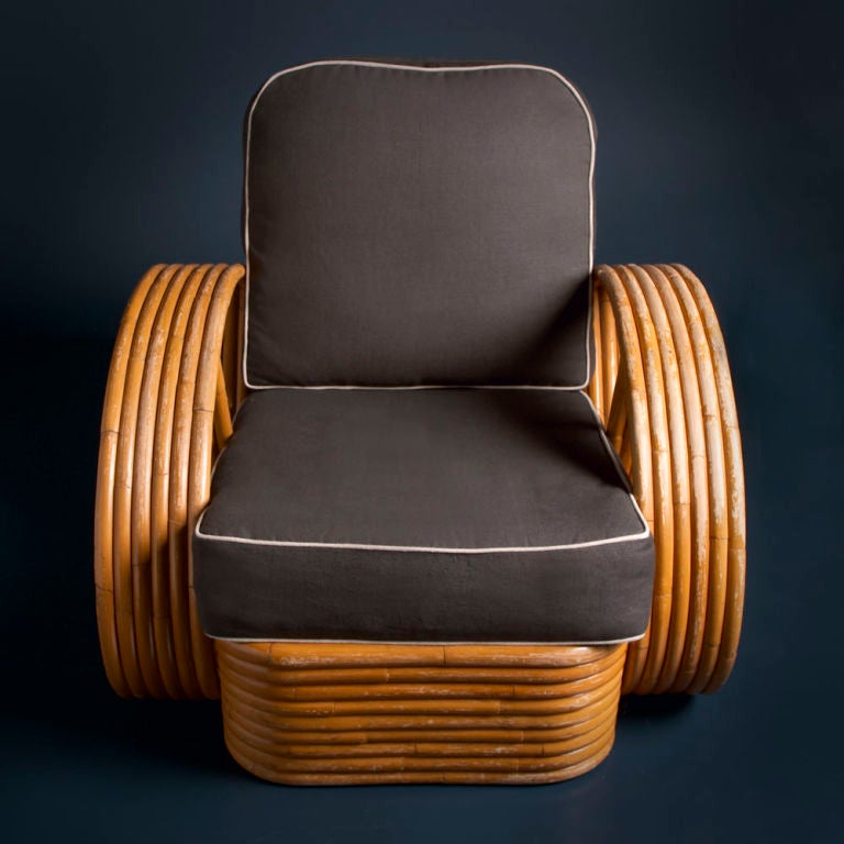 A 1940s Bamboo Easy Chair 1