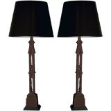 A Pair of Gothic Table Lamps by Talisman