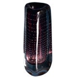 A Sommerso Glass Vase designed by Venini