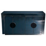 A 1970s Four Door Mirrored Buffet