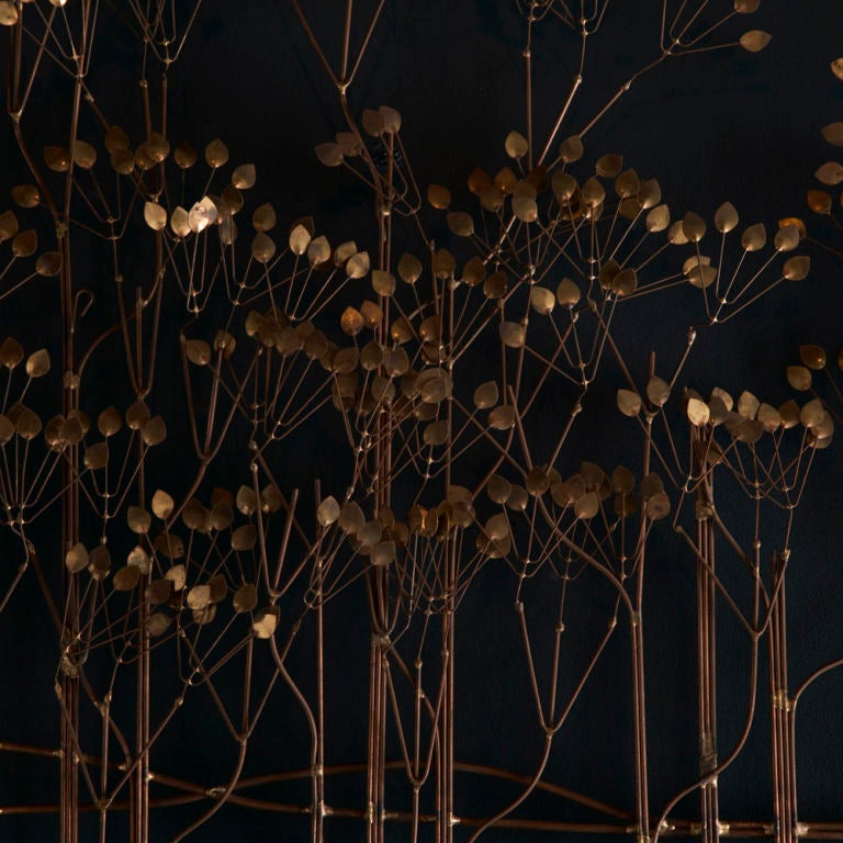 American A Curtis Jere Designed Elm Tree Wall Sculpture USA early 1970s