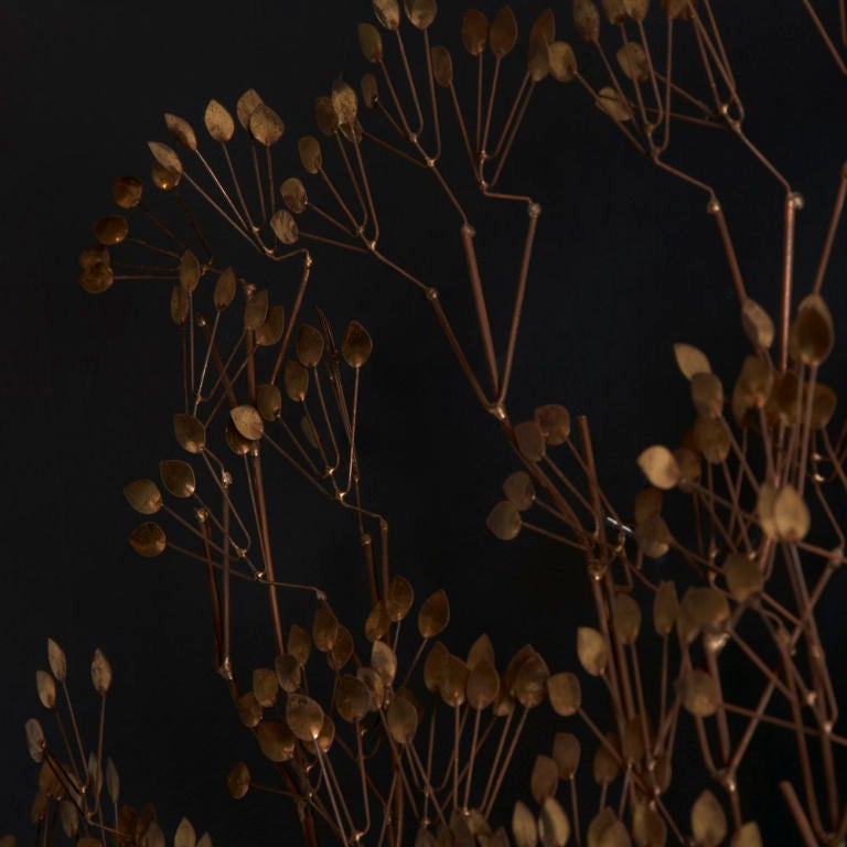 A Curtis Jere Designed Elm Tree Wall Sculpture USA early 1970s 2