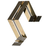 A Metal Lightning Wall Sculpture by Curtis Jere USA