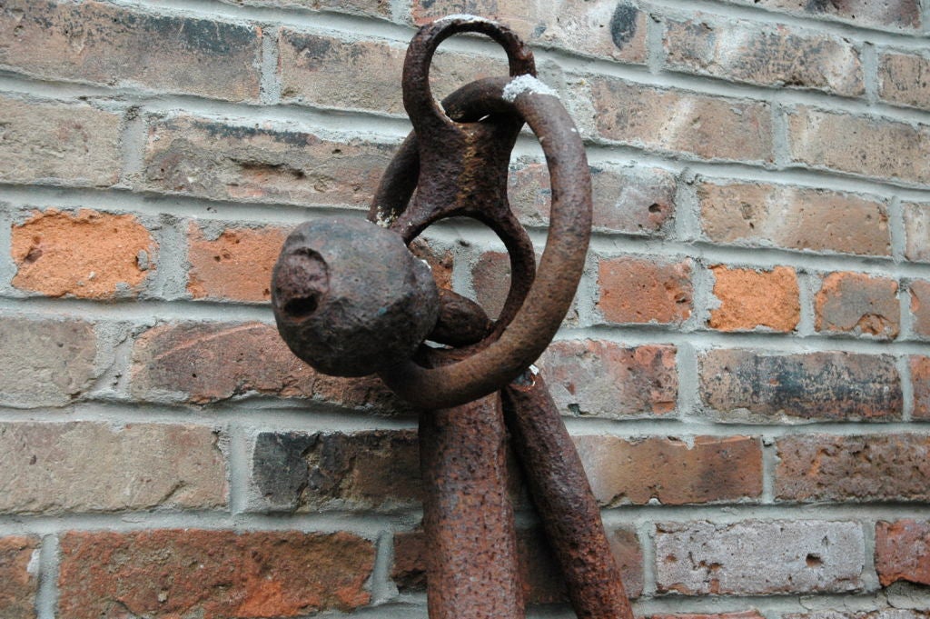 Late 18th Century Cast Iron Anchor In Good Condition In New York, NY