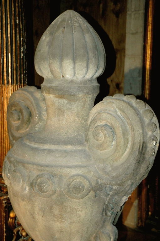 Limestone Finial In Good Condition For Sale In New York, NY