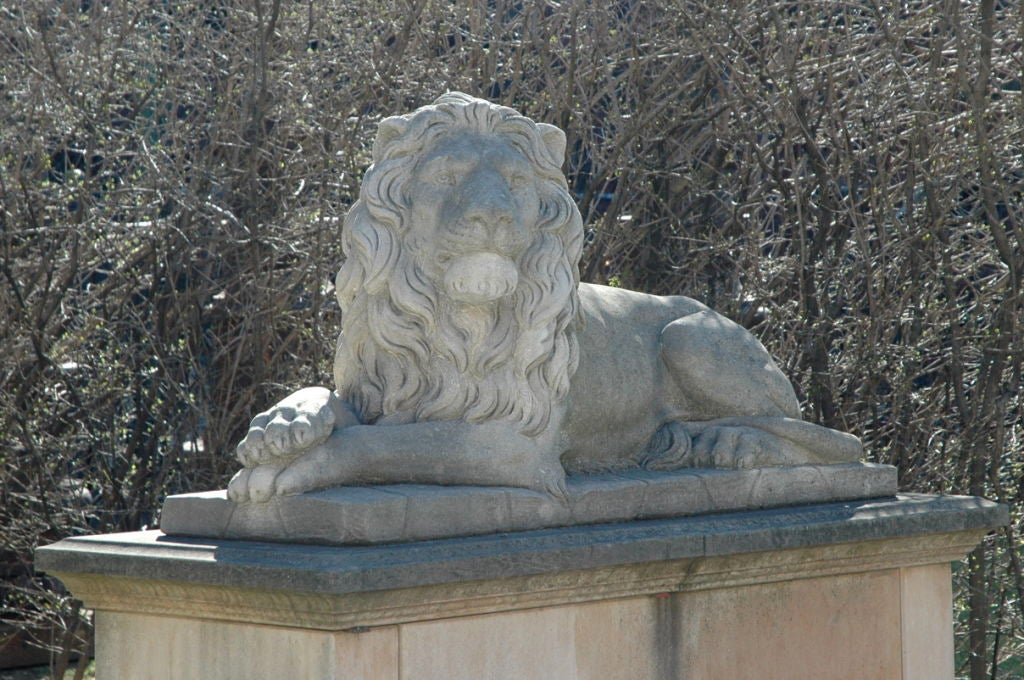 Italian Recumbent Lions For Sale