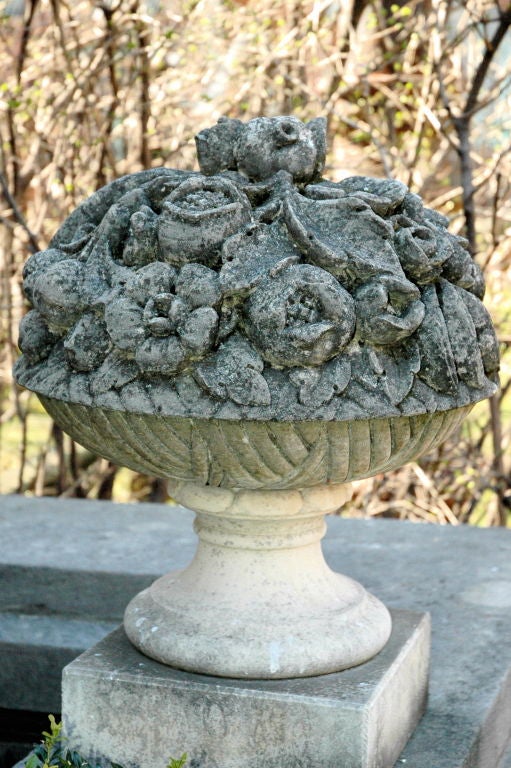 CARVED STONE FRUIT BASKETS at 1stdibs