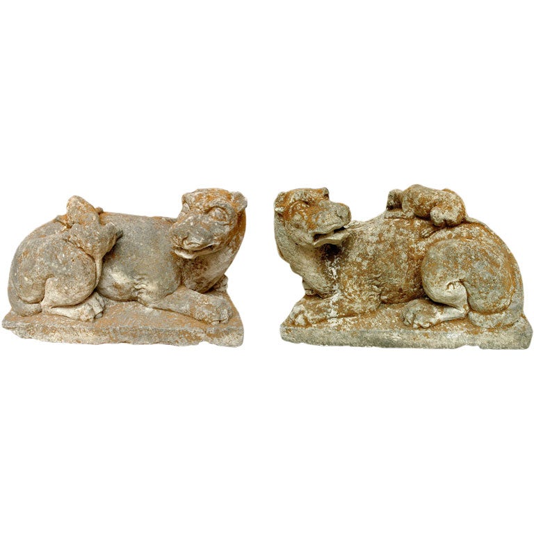 Pair Of Mythological Figures