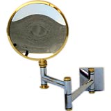 Retro Beautiful Wall-Mounted Shaving Mirror by Karl Springer