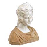 Marble Bust of A Rennisance Woman