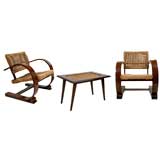 Bentwood "Vibo" Chairs with matching table