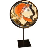 Painted Plate, Signed