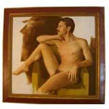 Len Gridley Everett -Seated Male
