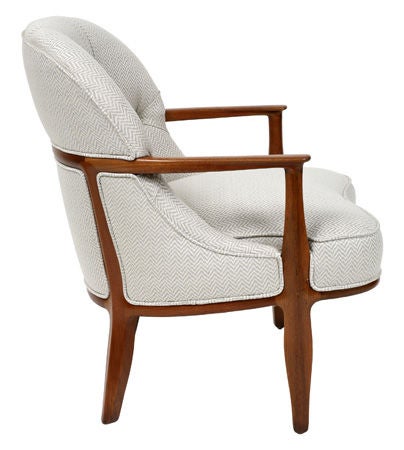 Set of Two Janus Lounge Chairs by Edward Wormley for Dunbar