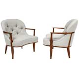 Set of Two Janus Lounge Chairs by Edward Wormley for Dunbar