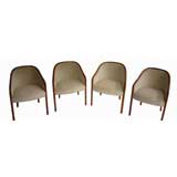A Set of Four Ward Bennett Bankers Arm Chairs