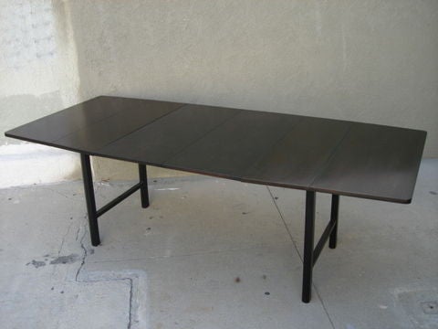 Dunbar Drop Leaf Table with Two Leaves by Edward Wormley