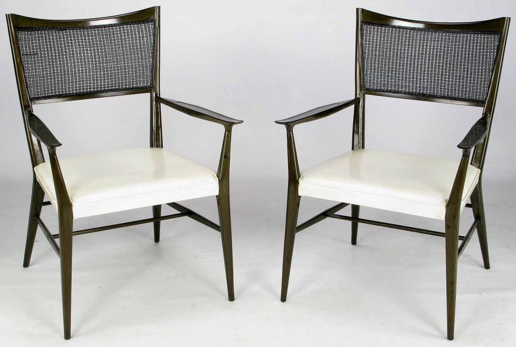 Set Six Paul McCobb Connoisseur Collection Mahogany Chairs