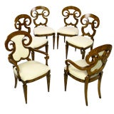 William Doezema Biedermeier Dining Chairs For Mastercraft