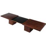 Walnut Slide Top Coffee Table By John Keal