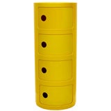 Vintage Anna Castelli-Ferrieri Yellow Componibili Modular Storage Unit