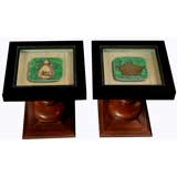 Pair Of Unusual Fornasetti Stoviglie Plate Tables