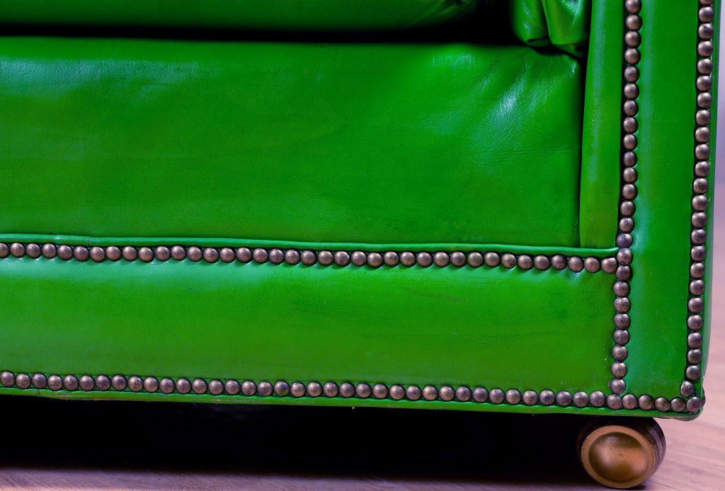 grass green sofa