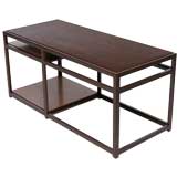 Edward Wormley For Dunbar Two Tone Ash Table