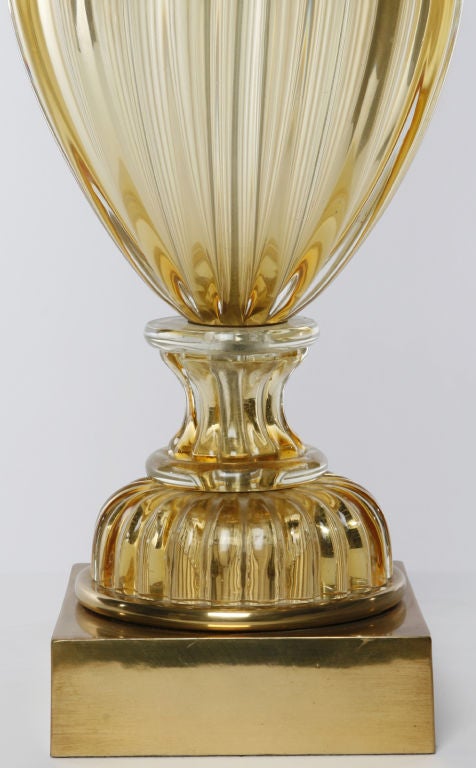 American Marbro Murano Glass Lamp