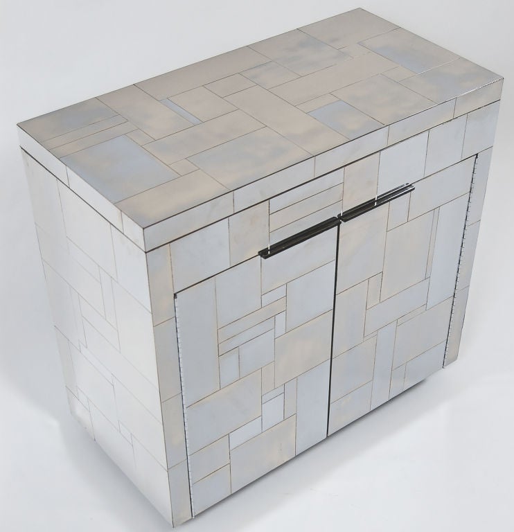Signed Paul Evans Cityscape Bar Cabinet