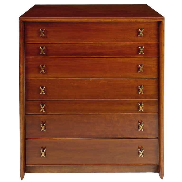 Tall Chest By Paul Frankl For Johnson Furniture