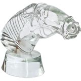 Incredible Italian Glass Horse Head Sculpture