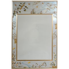 Signed Hand Painted  LaBarge Mirror