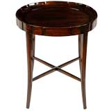 1940s Mahogany Oval Side Table