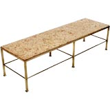 Dunbar Brass & Portugese Marble Coffee Table By Edward Wormley