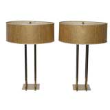 Pair Tommi Parzinger Style Stiffel Lamps