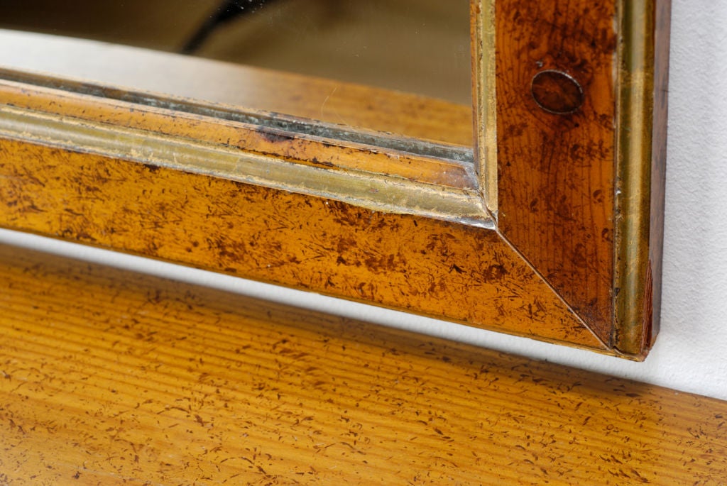Carved & Gilt Ram's Head Mirror & Hanging Console