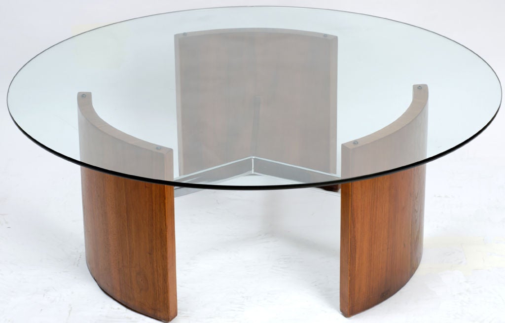 Vladimir Kagan Tripod Coffee Table