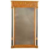 Hand Carved Parcel Gilt Regency Style Wall Mirror