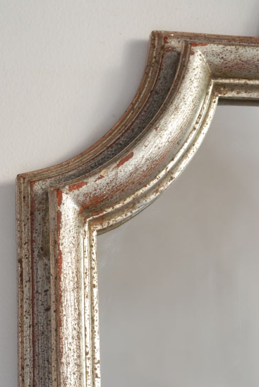 Mid-20th Century Silver Gilt Italian Mirror By Fratelli Paoletti Of Florence