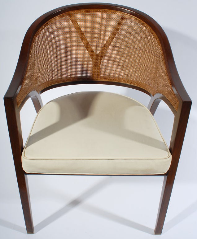 Pair Of Edward Wormley Y-Back Chairs For Dunbar