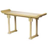 Cerused Finish Chinese Altar Table